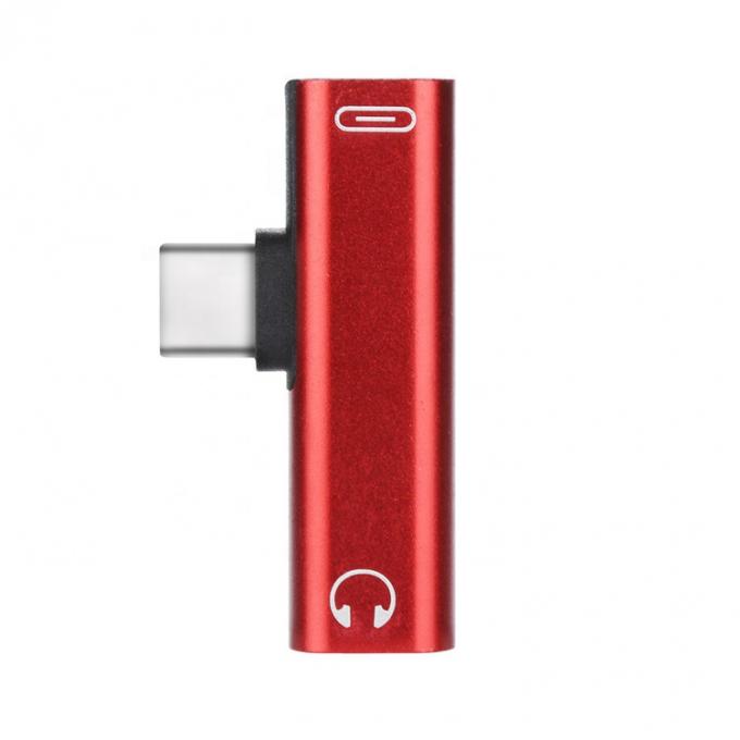 2 in 1 USB Tipo C a 3,5 mm Jack PD Cargamento Adapter audio per cuffie 4