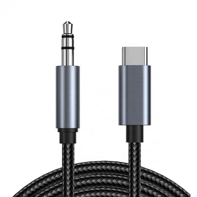 DAC USB Tipo C a 3,5 mm Audio Jack Male Cable AUX Headphone Dongle Adapter per Pixel Google 0