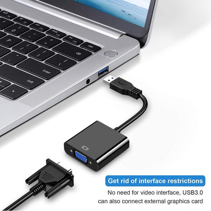 Convertitore video multi-display USB 3.0 a VGA Adapter per PC Monitor portatile Proiettore HDTV 4