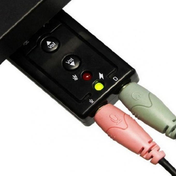 Plug and Play Audio Mic Studio Adapter per schede audio esterne USB 4