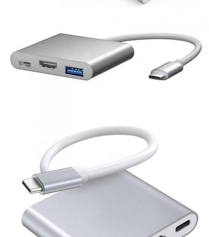 3 in 1 PD Carica 4K 1080P USB Tipo C OTG Docking Station Hub Adapter 5