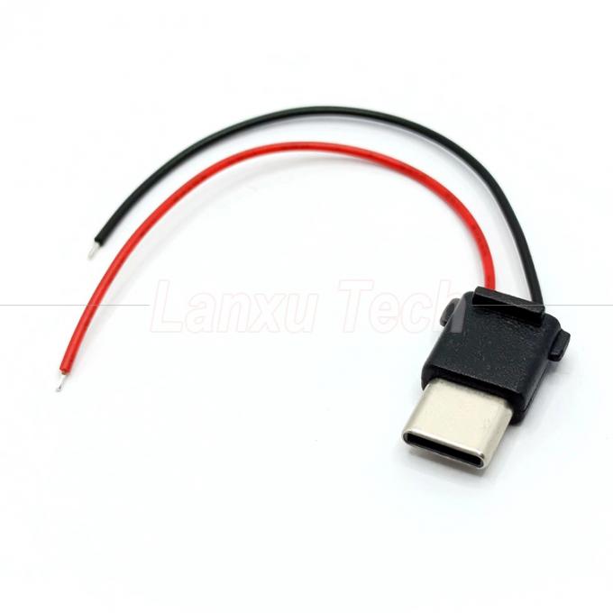 Cable di connettore USB tipo C 2 pin maschio per il telefono 2