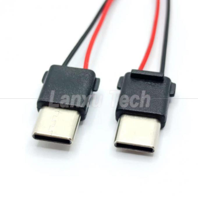 Cable di connettore USB tipo C 2 pin maschio per il telefono 3