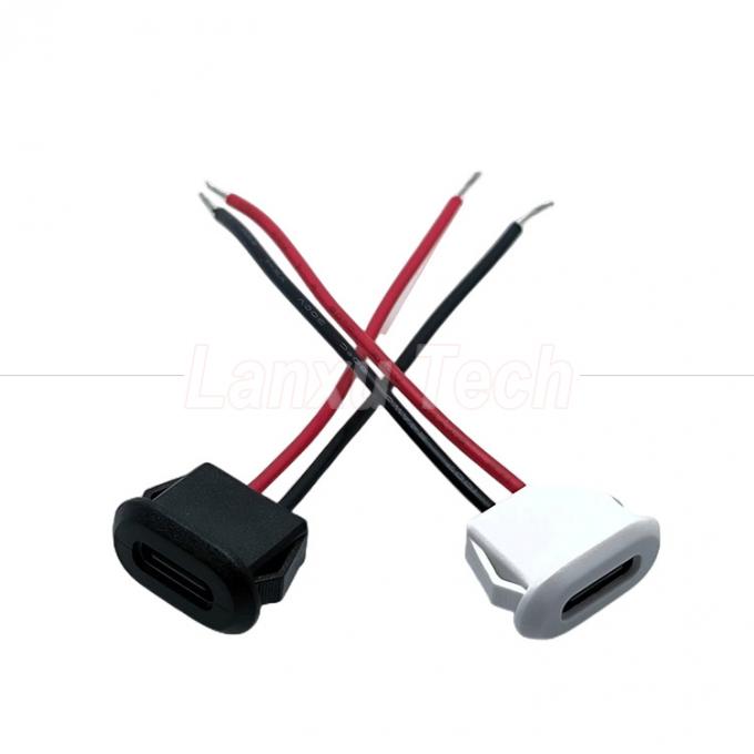 Cavo a presa femminile idratante USB tipo C 2 pin per veicoli a luci 1