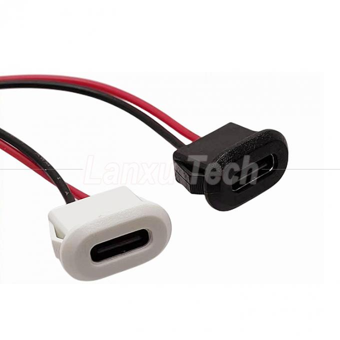 Cavo a presa femminile idratante USB tipo C 2 pin per veicoli a luci 3