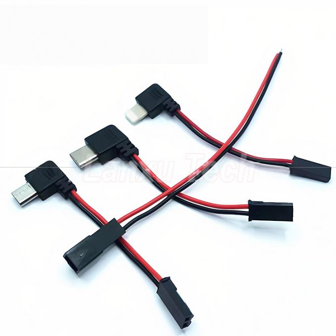 90 gradi angolo destro USB 8 pin Micro Tipo C a JST SYP Cable connettore per motociclista porta cellulari magnetici 1