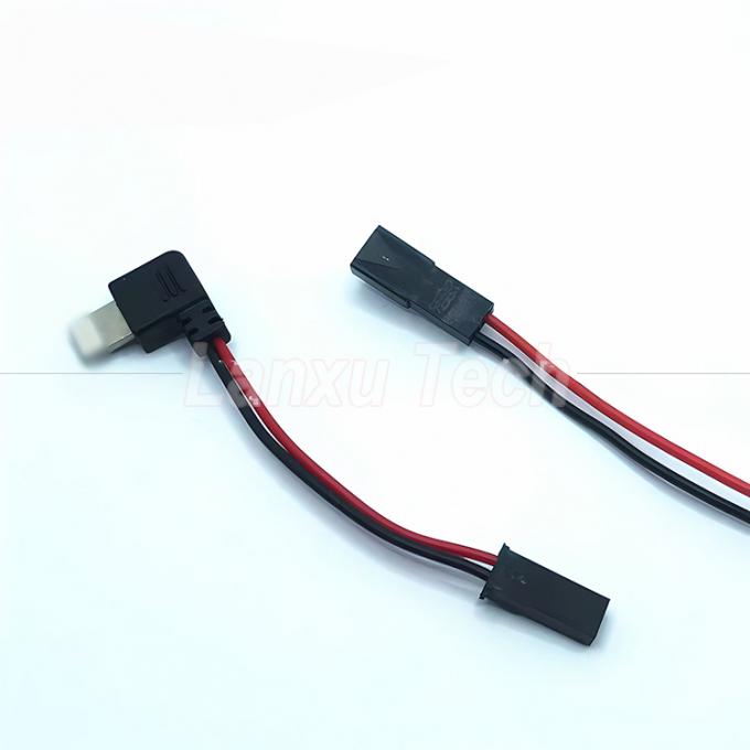 90 gradi angolo destro USB 8 pin Micro Tipo C a JST SYP Cable connettore per motociclista porta cellulari magnetici 4