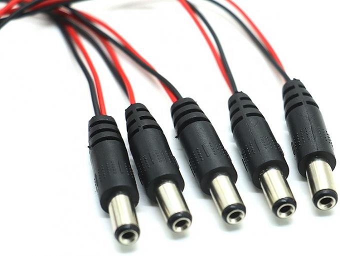 9V connessione di batteria Snap Clip a corrente continua maschile 5,5 mm Jack 2,1 mm Cable di alimentazione per portabatterie 4