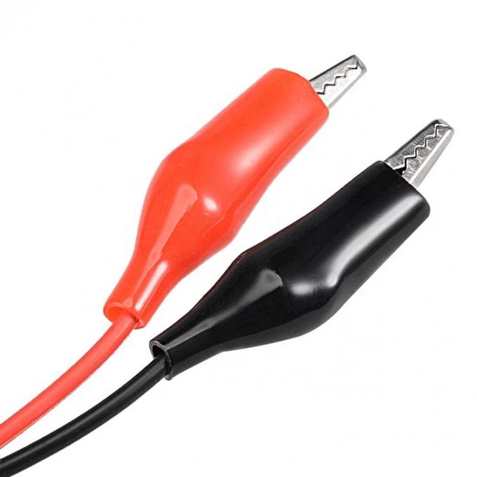 5.5x2.1mm DC Femmina a doppia clip alligatore Cable adattatore di prova di potenza 1