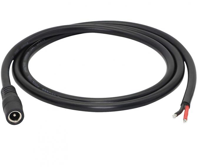 CUSTOM DC Supply Input Jack 2.1x5.5mm Maschio Femminile Socket Barrel Connector per aprire il cavo di alimentazione DC Pigtail 2