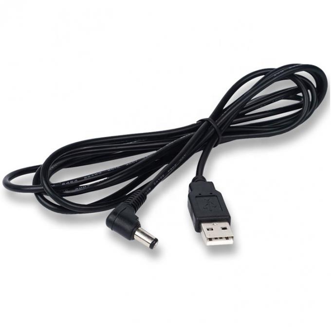 USB personalizzato Maschio ad angolo destro 5.5 X 2.1mm 2.5 3.5 1.35 connettore Maschio cavo DC 2