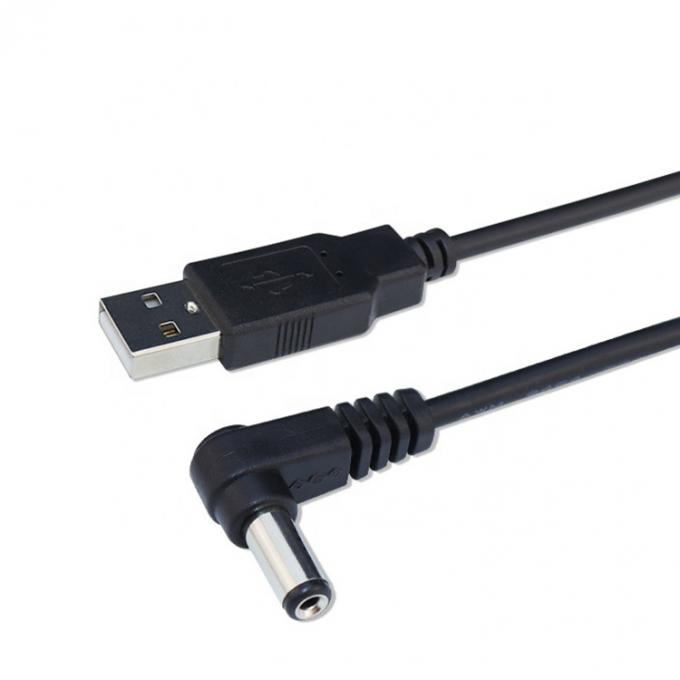 USB personalizzato Maschio ad angolo destro 5.5 X 2.1mm 2.5 3.5 1.35 connettore Maschio cavo DC 6