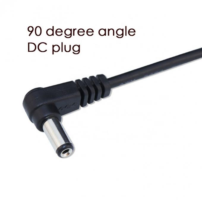 USB personalizzato Maschio ad angolo destro 5.5 X 2.1mm 2.5 3.5 1.35 connettore Maschio cavo DC 4
