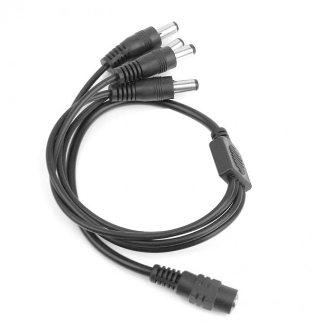 1 a 4 modi 1 da donna a 4 da uomo 5.5x2,1 mm Cavo di alimentazione continua per telecamere CCTV LED 3