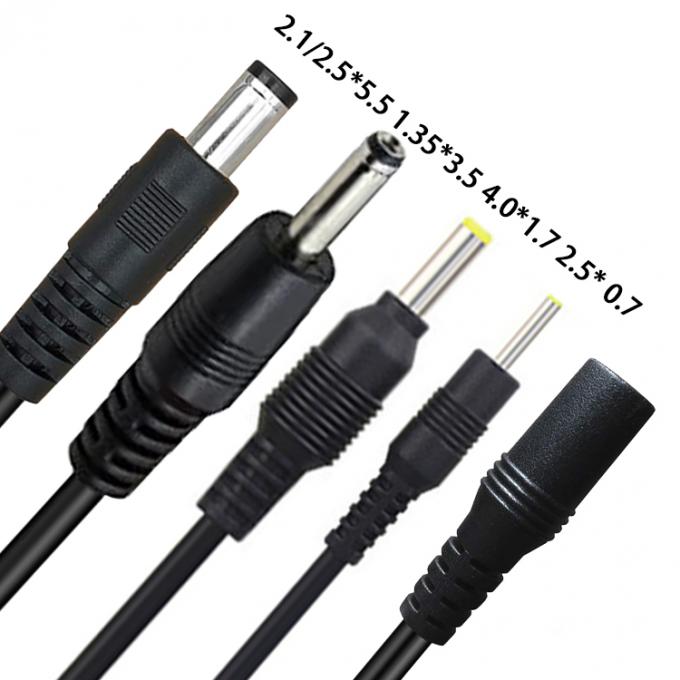CUSTOM 5V 1A 2A Maschio a Maschio Femmina 5521 5525 3.5mm Cable di estensione di corrente continua 2