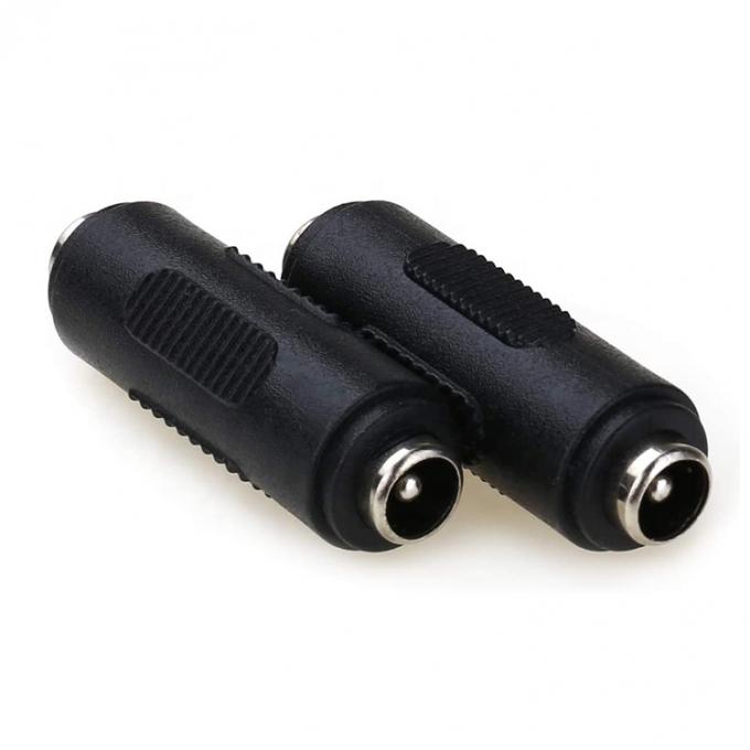 12V 24V 5.5mm X 2.1mm Femmina a Femmina Jack DC Socket Power Connector Adapter per telecamera CCTV a strisce a led 3
