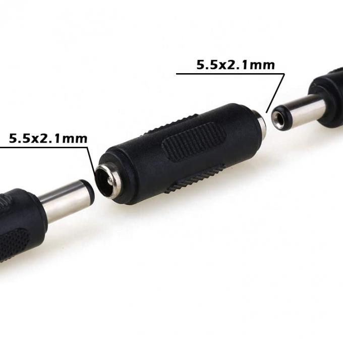 12V 24V 5.5mm X 2.1mm Femmina a Femmina Jack DC Socket Power Connector Adapter per telecamera CCTV a strisce a led 0