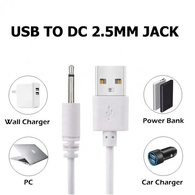 Cable di ricarica USB a 2,5 mm DC Jack per vibratore 1