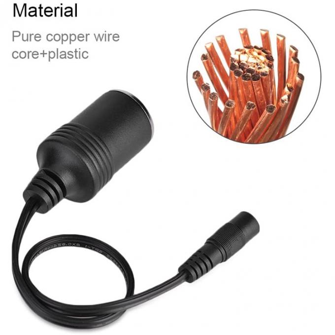 120W 12V 10A Femminile Car Cigarette Socket a DC 5.5mm x 2.1mm Power Adapter Cable 3