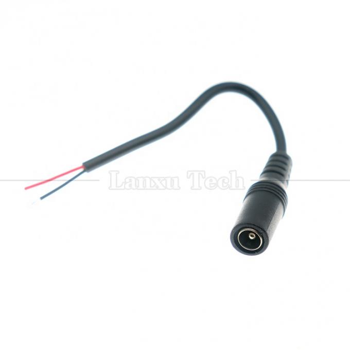 Cable di filo a canna femminile a corrente continua personalizzato 5.5x2.1mm connettore per aprire il cavo di filo pigtail in scatola per luce a led 1