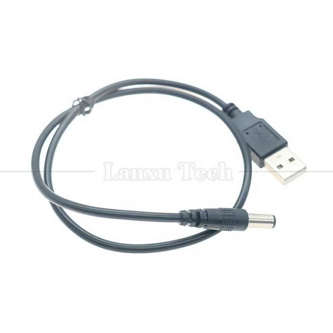 Cable di alimentazione USB a corrente continua su misura 1m 5.5x2.1mm 5