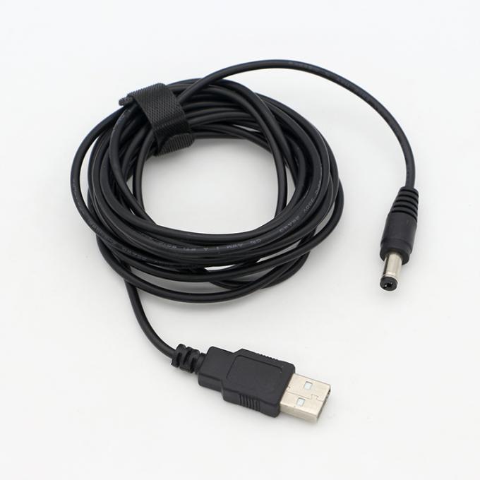 1m 3m 5m 10m 1A 2A 5A USB A Maschio a DC 5.5x2.1mm 3.5 1.35 4.0 1.7 Cavo caricabatterie Jack a canna per telecamera di CCTV a LED 9