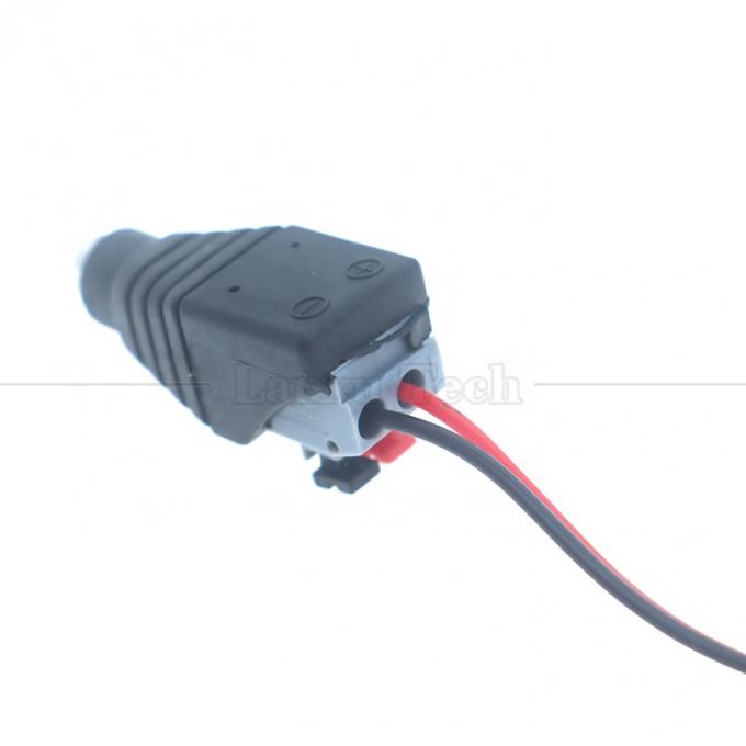 5V 12V pulsante di stampa senza saldatura DC 5.5*2.1mm maschio femmina Jack a 2p fili Cable Cable Connector per LED Strip Camera 2
