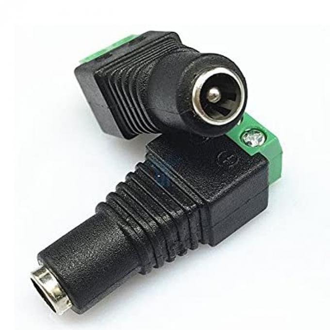 12v 24v senza saldatura 5.5x2.5mm 5.5x2.1mm Femminile connettore di presa di corrente DC Jack Adapter per telecamere CCTV 3