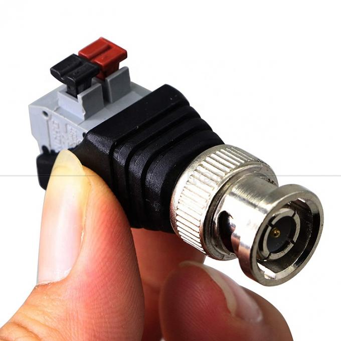 Terminal a vite senza saldatura 2 Pin Press Button BNC Male Female Connector Power Adapter per telecamera CCTV 1