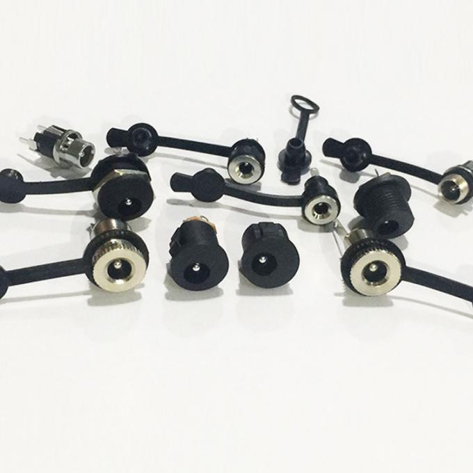 Pannello montato a filo di presa DC Jack femmina 5.5x2.1mm a 2 fili cavo di fine coda aperta 5