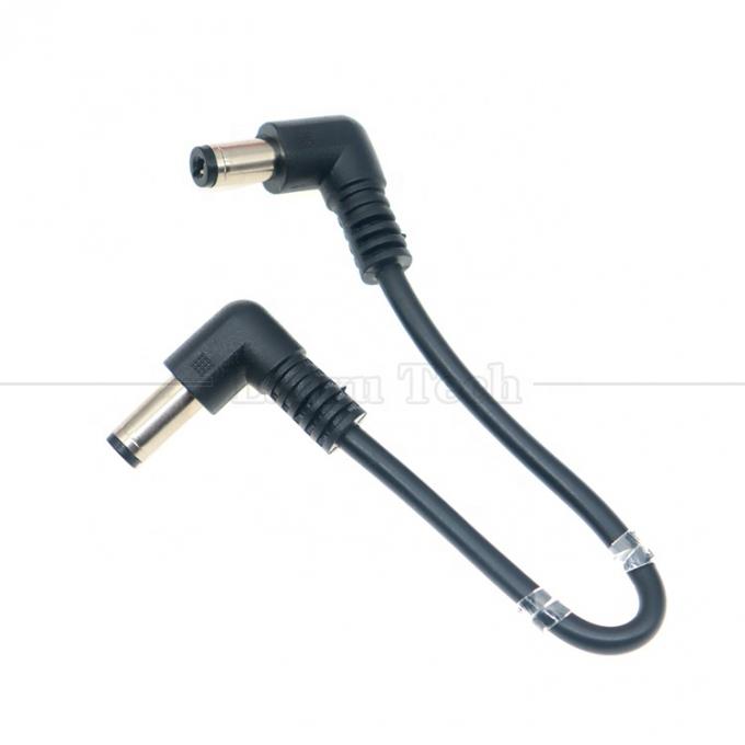 12V 24V maschio a maschio DC angolare connettore jack 5.5 * 2.1mm cabli di estensione dell'alimentazione 1
