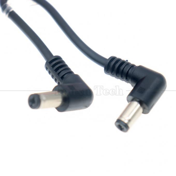 12V 24V maschio a maschio DC angolare connettore jack 5.5 * 2.1mm cabli di estensione dell'alimentazione 3