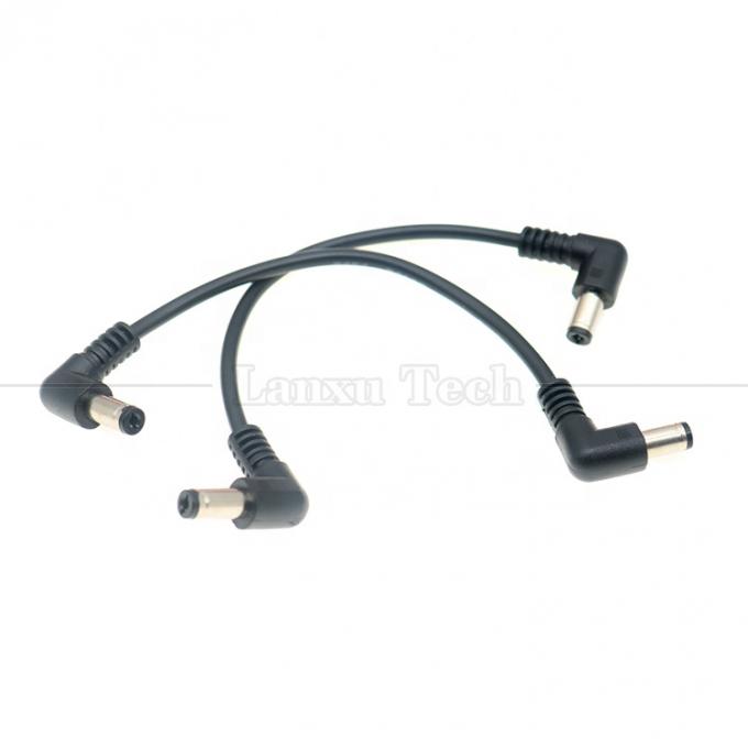 12V 24V maschio a maschio DC angolare connettore jack 5.5 * 2.1mm cabli di estensione dell'alimentazione 5