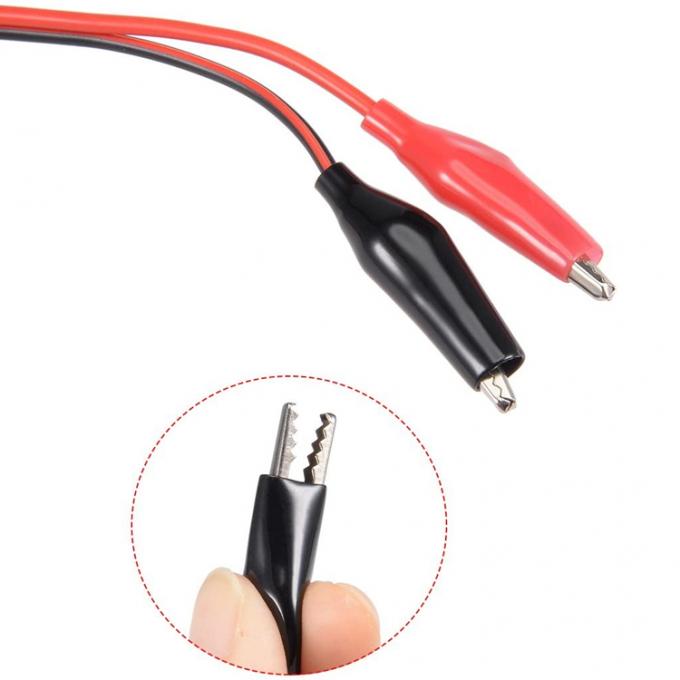 30cm DC Barrel Jack 5.5x2.1mm Maschio femmina a doppio clip alligatore alimentazione DC Cavo per telecamera CCTV 2