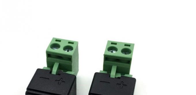 Inserto senza saldatura maschio femmina 2.1 x 5.5 mm DC Jack connettore di alimentazione terminale di presa adattatore per LED Strip CCTV Camera 3