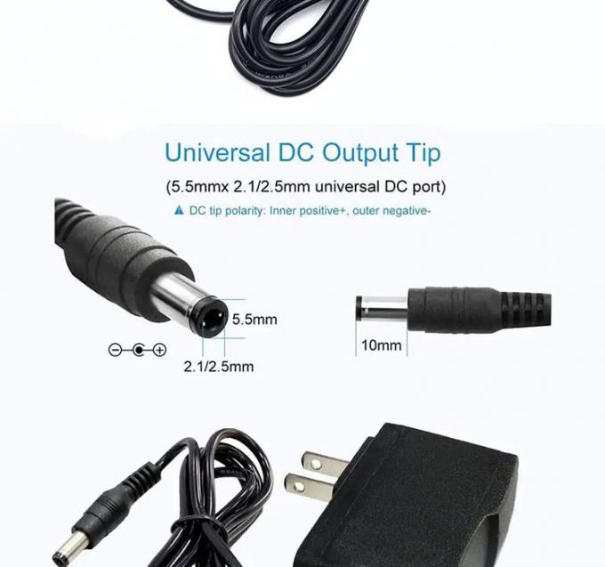 Stati Uniti UE Regno Unito AU AC Plug 12v 500mA 1A 2A DC Charger Power Adapter per batteria LED 1