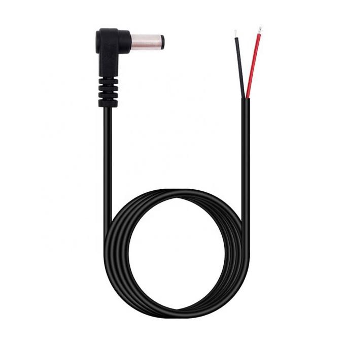 CUSTOM 90 gradi angolo destro DC barile Jack maschio femmina per aprire pigtail cavo caricabatterie DC 1