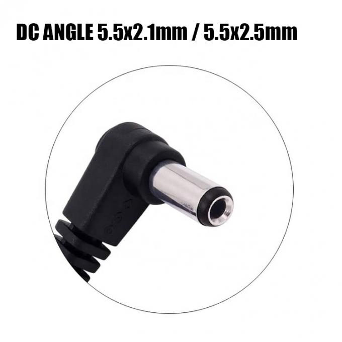 CUSTOM 90 gradi angolo destro DC barile Jack maschio femmina per aprire pigtail cavo caricabatterie DC 3