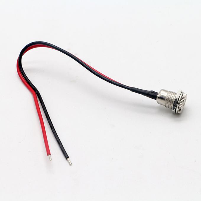 Femminile a filo montato DC099 Jack a canna presa 10A 5.5x2.1mm DC Power Adapter Cablo termico in scatola 4