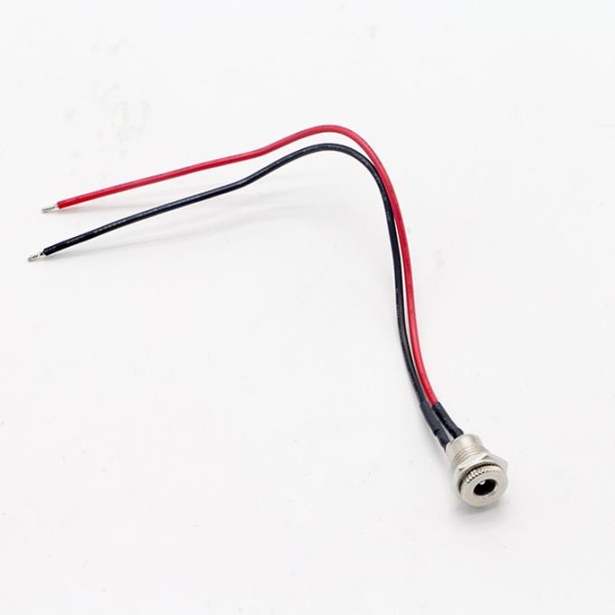 Femminile a filo montato DC099 Jack a canna presa 10A 5.5x2.1mm DC Power Adapter Cablo termico in scatola 5