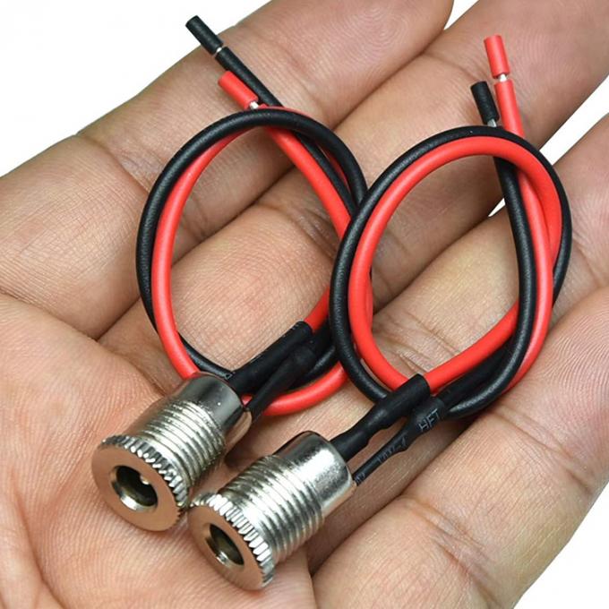 Femminile a filo montato DC099 Jack a canna presa 10A 5.5x2.1mm DC Power Adapter Cablo termico in scatola 6