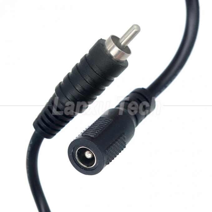 RCA Maschio a corrente continua 5.5x2.1 5.5x2.5 3.5x1.35mm Femmina Piattaforma di presa Jack Pedal 12V Cavo di alimentazione DC 0