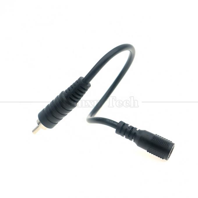 RCA Maschio a corrente continua 5.5x2.5mm 5.5x2.1mm Femminile Jack a botte 12V DC Cablo di alimentazione a pedale 2