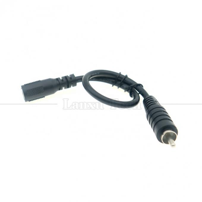 RCA Maschio a corrente continua 5.5x2.5mm 5.5x2.1mm Femminile Jack a botte 12V DC Cablo di alimentazione a pedale 4