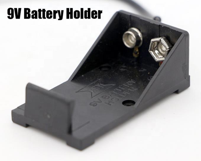 Cassa cellulare da 15 cm, portabatteria 9V con jack di alimentazione a corrente continua 2.1x5.5mm 2
