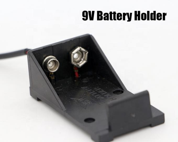 Cassa cellulare da 15 cm, portabatteria 9V con jack di alimentazione a corrente continua 2.1x5.5mm 3