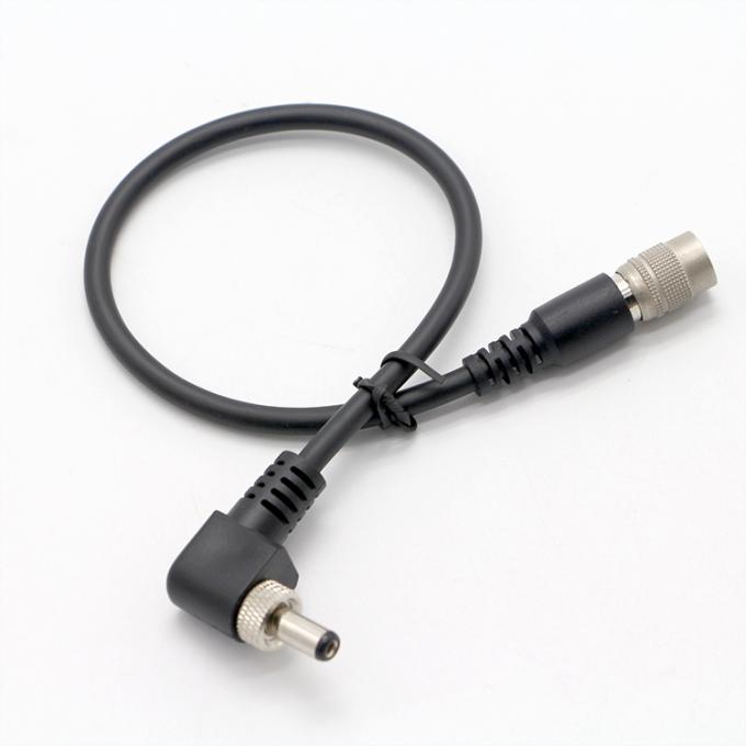 OEM Cerniera di blocco a 90 gradi angolo destro 5V 12V Maschio a femmina 5.5x2.1mm 5.5X2.5mm Cavo di alimentazione DC 5