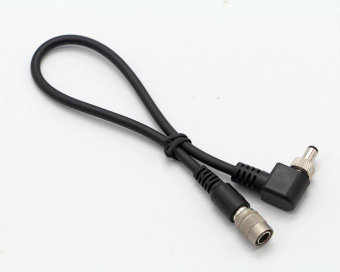 OEM Cerniera di blocco a 90 gradi angolo destro 5V 12V Maschio a femmina 5.5x2.1mm 5.5X2.5mm Cavo di alimentazione DC 6