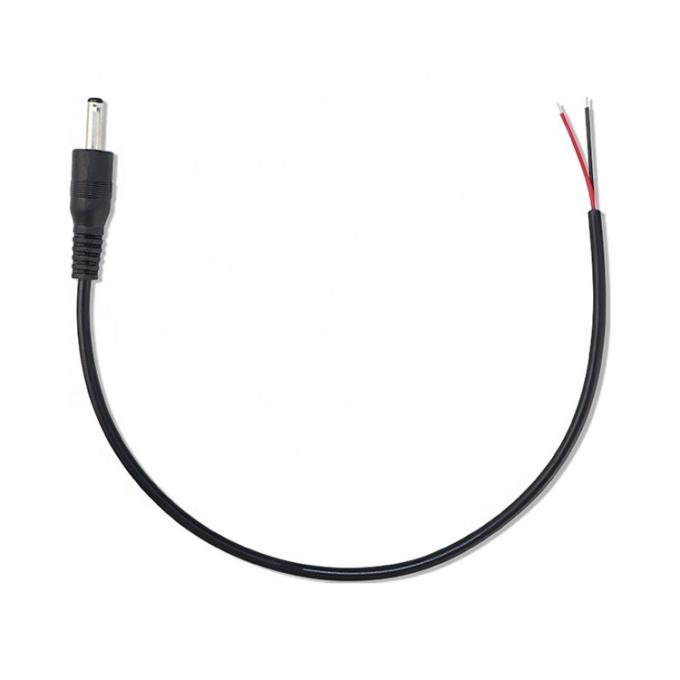 90 gradi angolo destro DC Jack 5,5x2,1 mm 5,5x2,5 mm 1,35x3,5 mm a fili aperti End Pigtail Cable 4