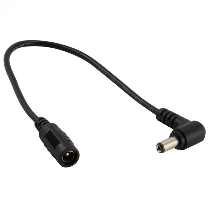 Angolo di 90 gradi connettore maschio-femmina 5.5x2.1mm Jack a canna cavo di estensione di corrente continua 6